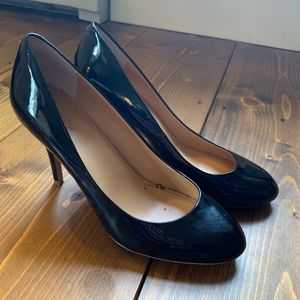 JCrew Black Patent Leather Pumps